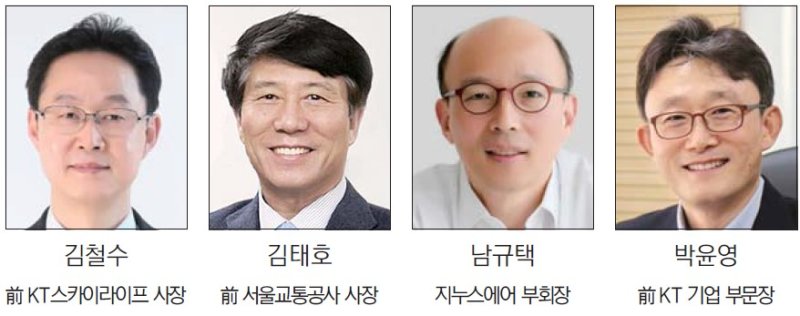 KT 차기대표 후보 7명으로 압축… 내부 6명·외부 