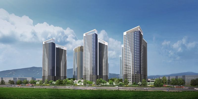 창원 센트럴 아이파크 투시도. <span id='_stock_code_294870' data-stockcode='294870'>HDC현대산업개발</span> 제공