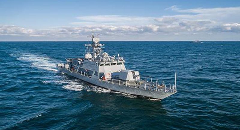 지난 2019년 11월 26일 부산 근해에서 신형 고속정 2번함(PKMR-212호정)이 해군에 인도되기 전 최종 장비 확인 점검 차 항해 중이다. 방위사업청 제공