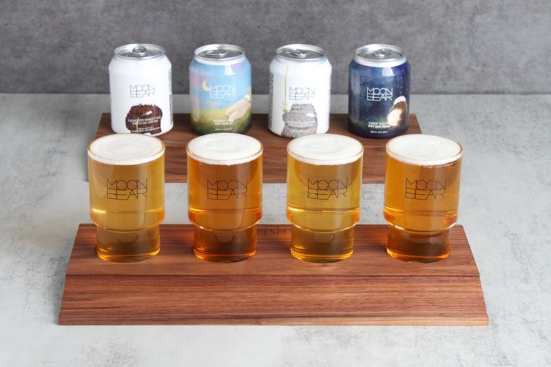 오라카이 청계산 호텔’에 입점한 문베어 수제맥주. <span id='_stock_code_339770' data-stockcode='339770'>교촌에프앤비</span> 제공