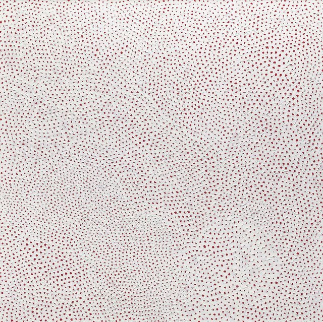 시작가 20억원에 출품된 야요이 쿠사마의 'Infinity-Nets'. <span id='_stock_code_063170' data-stockcode='063170'>서울옥션</span> 제공 