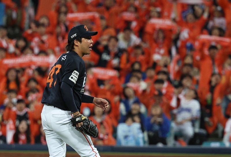 <span id='_stock_code_000880' data-stockcode='000880'>한화</span> 이글스 좌완 투수 김범수. 연합뉴스