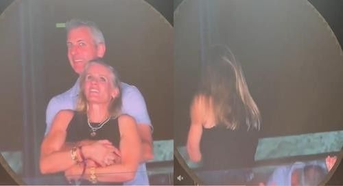 불륜 정황이 포착된 콜드플레이 콘서트 전광판 영상. /사진=파이낸셜뉴스 DB