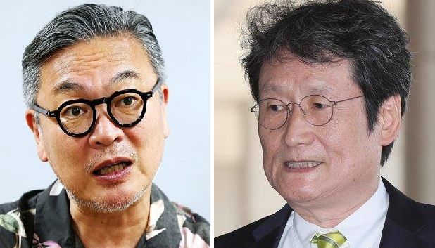 배우 김의성(왼쪽), 문성근 /연합뉴스