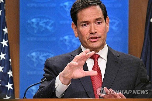 마코 루비오 미국 국무장관. 연합뉴스